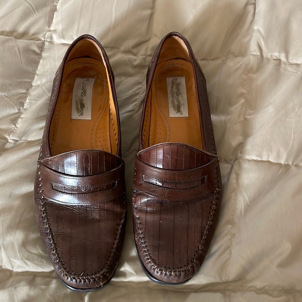 Scala leather loafers